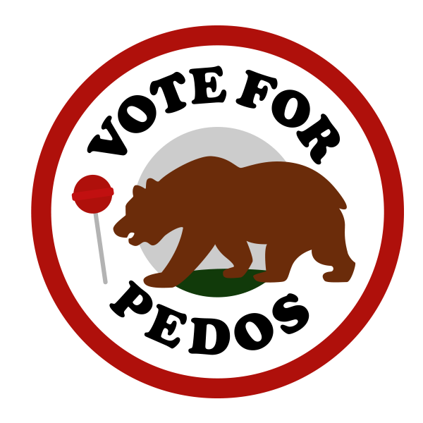 Vote for Pedos Logo
