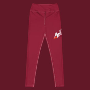 Fr Abraham Red Yoga Leggings
