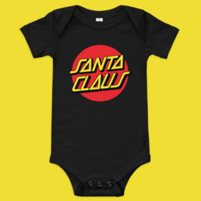 Santa Claus Baby short sleeve one piece