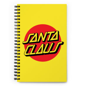 Santa Claus Spiral notebook