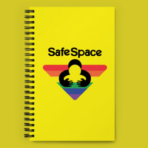 Safe Space Spiral notebook