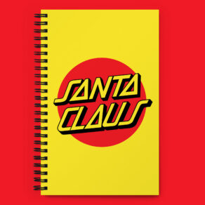 Santa Claus Spiral notebook
