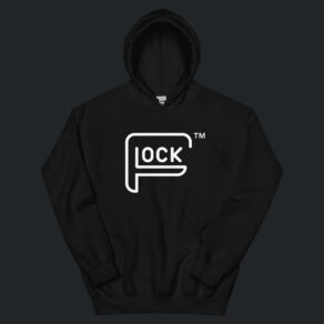 Flock Black Unisex Hoodie