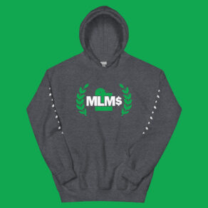 MLMs | Dark heather unisex hoodie