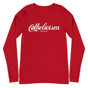 Catholicism | Red Unisex Long Sleeve Tee