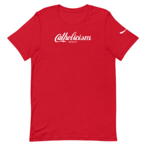 Catholicism | Red unisex t-shirt