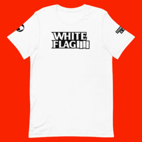 White Flag | White unisex t-shirt